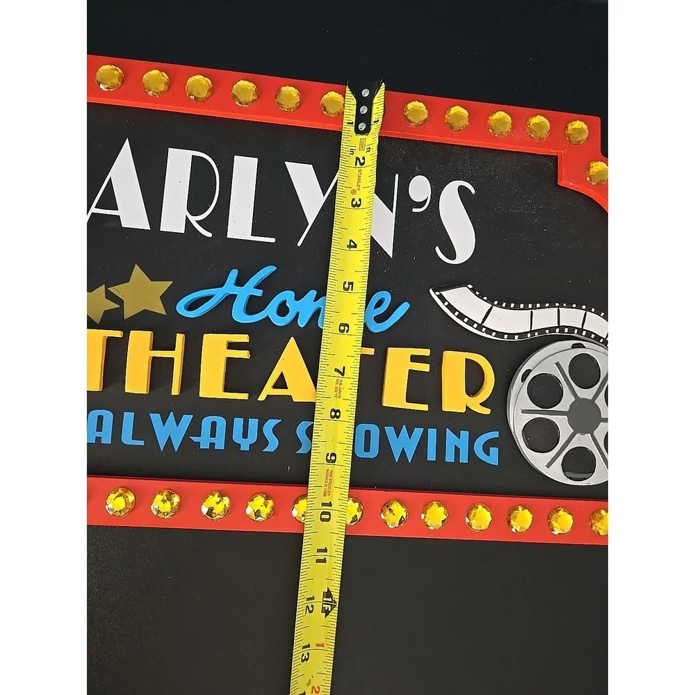 Arlyn's Home Theater Marquee Sign 20x10
